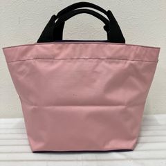 レディース K◇未使用 エルベシャプリエ 舟型トートバッグ ピンク×カーキ