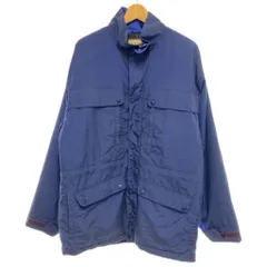 【中古】　L.L.Bean　ナイロンジャケット　フルジップ　ハイネック　無地　アウトドア　古着　/1603