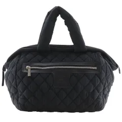 【CHANEL】シャネル コココクーン キルティング A47205 ナイロン 黒 レディース ボストンバッグのサムネイル