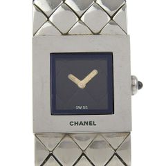 CHANEL マトラッセ 腕時計 レディース Q0009 QZ 黒文字盤 - メルカリ
