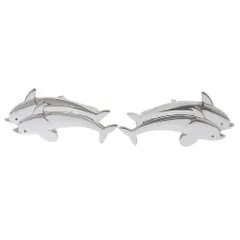【Georg Jensen】ジョージジェンセン イルカ シルバー925 ユニセックス カフスのサムネイル