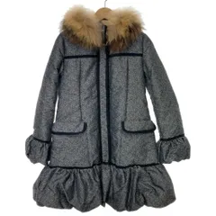 LANVIN　ダウンコート　ロングコート　襟ファー　フルジップ　無地　古着　/2412のサムネイル