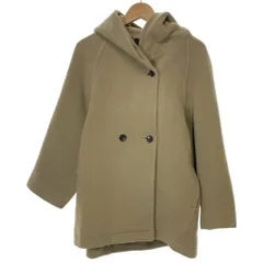 GREEN LABEL RELAXING　ウールジャケット　フード　ダブルボタン　無地　古着　/2412のサムネイル