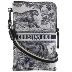 【Dior】クリスチャンディオール ディオールトラベル マルチファンクション トワルドゥジュイ ポーチ ナイロン 黒/白 レディース ショルダーバッグのサムネイル