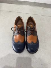 超美品 OSHIMA REI ウイングチップ レースアップシューズ Y0429 - メルカリ