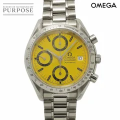 オメガ OMEGA スピードマスター デイト ミハエルシューマッハ 3511 12 クロノグラフ メンズ 腕時計 イエロー 自動巻き 90329143のサムネイル