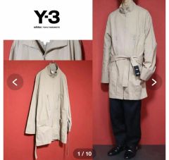 yohji yamamoto タブ留めピークレザージャケット 5サイズ - メルカリ