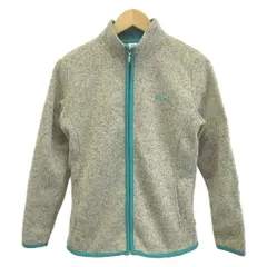 フィラ FILA ジップアップジャケット 上着 グレー 緑 グリーン 長袖 裏起毛 スタンドカラー 杢調 /NP ■ECC005のサムネイル