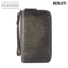 美品】ベルルッティ ティネオ2 カリグラフィー Wジップ 長財布 メンズ