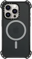 CASETiFY バウンス iPhone 15 Pro ケース [耐衝撃/米軍MIL規格/MagSafe対応] - トリプル ブラック