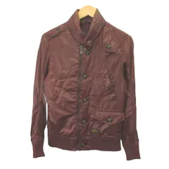 ジースターロウ G-Star RAW ジャケット 上着 S 茶 ブラウン 長袖 スタンドカラー 無地 /MD ■GY70のサムネイル