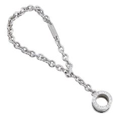 BVLGARI ブルガリ　ビーゼロワン キーリング キーホルダーシルバー925⭐︎ BVLGARI】ブルガリ B-zero1/ビーゼロワン キーリング シルバー925 ユニ
