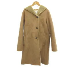 アーバンリサーチ ドアーズ URBAN RESEARCH DOORS コート ボア one 茶 ブラウン フード付き 長袖 ボタン留め ロング丈 /MD ■ECE005のサムネイル