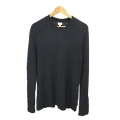 アルマーニ コレツィオーニ ARMANI COLLEZIONI Tシャツ ロンT カットソー USA M 紺 ネイビー 無地 Vネック 長袖 /MD ■ECC005のサムネイル