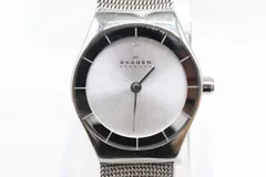【W308-85】動作品 電池交換済 SKAGEN スカーゲン ２針 腕時計 SKW2044 レディースのサムネイル