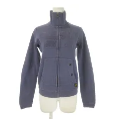 ジースターロウ G-Star RAW DENIM スウェットジャケット 上着 S 紫 パープル ハイネック 長袖 フルジップ /CK30 ■GY99のサムネイル