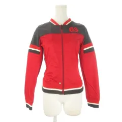 ジースターロウ G-Star RAW ジャージジャケット 上着 XS 赤 レッド GSロゴ 長袖 リブ襟 /CK33 ■GY99のサムネイル