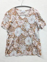 マッキントッシュ　ロンドン　MACKINTOSH 花柄　総柄　Vネック　プルオーバー　Tシャツ　カットソー　半袖のサムネイル