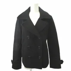 アパートバイローリーズ apart by lowrys ピーコート ウール M 黒 ブラック ダブルブレスト 長袖 ショート丈 /MD ■GY06のサムネイル