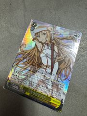 ヴァイスシュヴァルツSAO SR 2枚セット(ソファに横たわるアスナ 水着の 