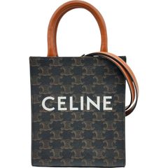 極美品・現行品】CELINE トリオンフ デニムバッグ ドットスタッズ 
