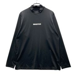 BRIEFING モックネックシャツ ネイビー ゴルフウェア ブリーフィング M