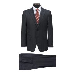 美品Sartoria Partenopeaマルチストライプグレースーツ50 - メルカリ