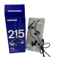 SHURE SE215クリアブルー 有線イヤホン Special Edition - メルカリ