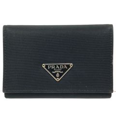 プラダ】本物 PRADA 三角ロゴプレート トライアングル 名刺入れ パス