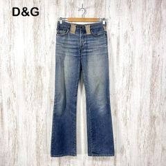 D & G DOLCE & GABBANA 돌체 앤 가바나 부츠 컷 데님 팬츠 플레어 Y2K