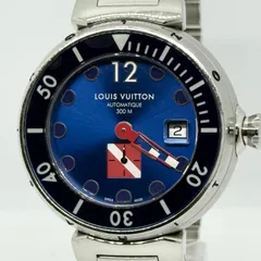 LOUIS VUITTON ルイ・ヴィトン タンブール ダイビング Q103F ネイビー AT メンズ 腕時計 稼働品のサムネイル