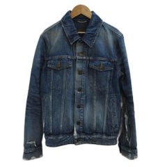 正規品】SAINT LAURENT ライトブルー デニムジャケット Lサイズ - メルカリ