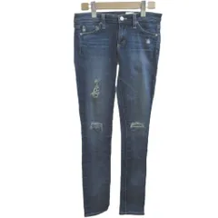 エージー AG THE LEGGING ANKLE デニム ジーンズ 25 ブルー スキニー 無地 ダメージ加工 長ズボン /NP ■GY06のサムネイル