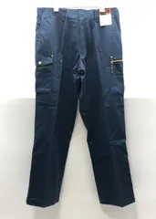 【タグ付き/未使用】Jichodo 自重堂 作業服 パンツ 88 ネイビー Jawin 発熱加工 SGAW26-2002のサムネイル