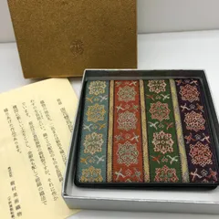 【箱あり】龍村織物美術研究所 二つ折り財布 唐花雙鳥長斑錦 TATSUMURA SGAW26-2123のサムネイル