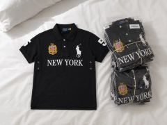 POLO RALPH LAUREN ポロシャツ ビックポニー newyork黒 - メルカリ