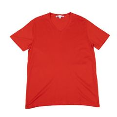 BRUNELLO CUCINELLI Vネック トリムTシャツ オレンジ 48 - メルカリ