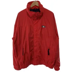 【中古】　WOOLRICH　ナイロンジャンパー　ハイネック　フルジップ　無地　ワンポイント　アメカジ　古着　/1598のサムネイル