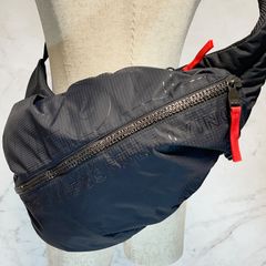 美品 DIESEL ディーゼル Zip-D-Sling Backpack In Check-Jacquard