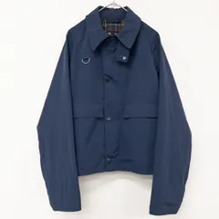 ◎Barbour バブアー SPEY スペイ 2024年製 ジャケット ブルゾン ショート丈 ナイロン ネイビー メンズ Ｍ b01734のサムネイル