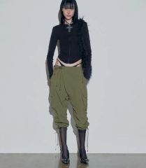 theredthread ribbon smocking sweat pants - メルカリ