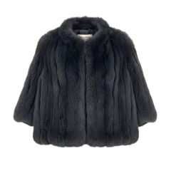 72a15 EMBA エンバ シルバーフォックスコート サイズF 本毛皮 Fox Fur