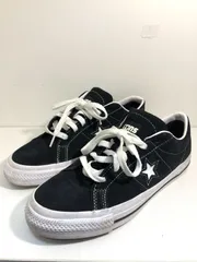 036001 converse ONE STAR PRO CONS スニーカー 24.5cm ワンスター スエード スウェード コンバース ブラック BLACK SUEDE 171327C