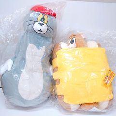 [2 점 세트] Happy 복권 톰과 제리 TOM and JERRY FUNNY ART! 5 특상 & 마지막 상 큰 봉제 인형