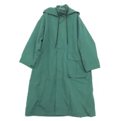 美品 yuni ユニ コート ナイロン フーデット スプリングコート アウター グリーン F レディース 【中古】のサムネイル