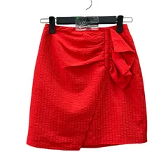 GF2 カメオコレクティブ C/MEO COLLECTIVE サイドギャザー ミニスカート 赤 S 【MN28-GF】のサムネイル