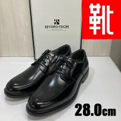 M-874 ■kutsu.com公式■ HYDRO-TECH ＜Uチップモカシン＞ ビジネスシューズ  HD1423  ブラック  28.0㎝のサムネイル