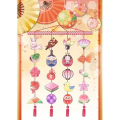 next.design タペストリー ひな祭り 雛人形 雛祭り 壁飾り 壁掛け 縦長 つるし 玄関 飾り デコレーション パーティー 写真撮影 かわいい おしゃれ 大判 大きい 飾り付け 背景布 ペット グッズ インテリア 雑貨 装飾 壁面 桃の節句 ポス 1