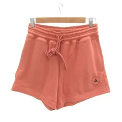 アディダス バイ ステラマッカートニー adidas by Stella McCartney テリーショーツ ショートパンツ ハーフパンツ スウェットパンツ L オレンジ HR9176 /SY24 ■GY19