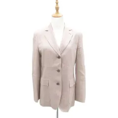 ブルックスブラザーズ BROOKS BROTHERS テーラードジャケット ミドル丈 シングルボタン 総裏地 シルク混 リネン混 11AR ピンク ヘリンボーン柄 /SY31 ■GY03のサムネイル